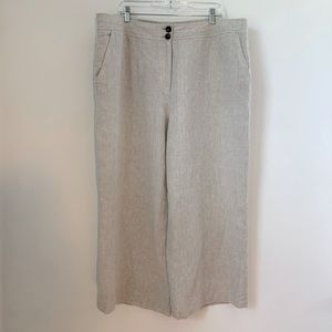 Boden Linen Wide Leg Pants 20/22